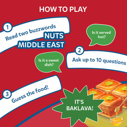 Guess in 10: Foods Around The World | Trivia Card Game (ages 8+)