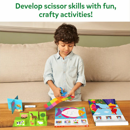 Snip Snip - Amazing Animals | Art & Craft Activity Kit (ages 3-7)