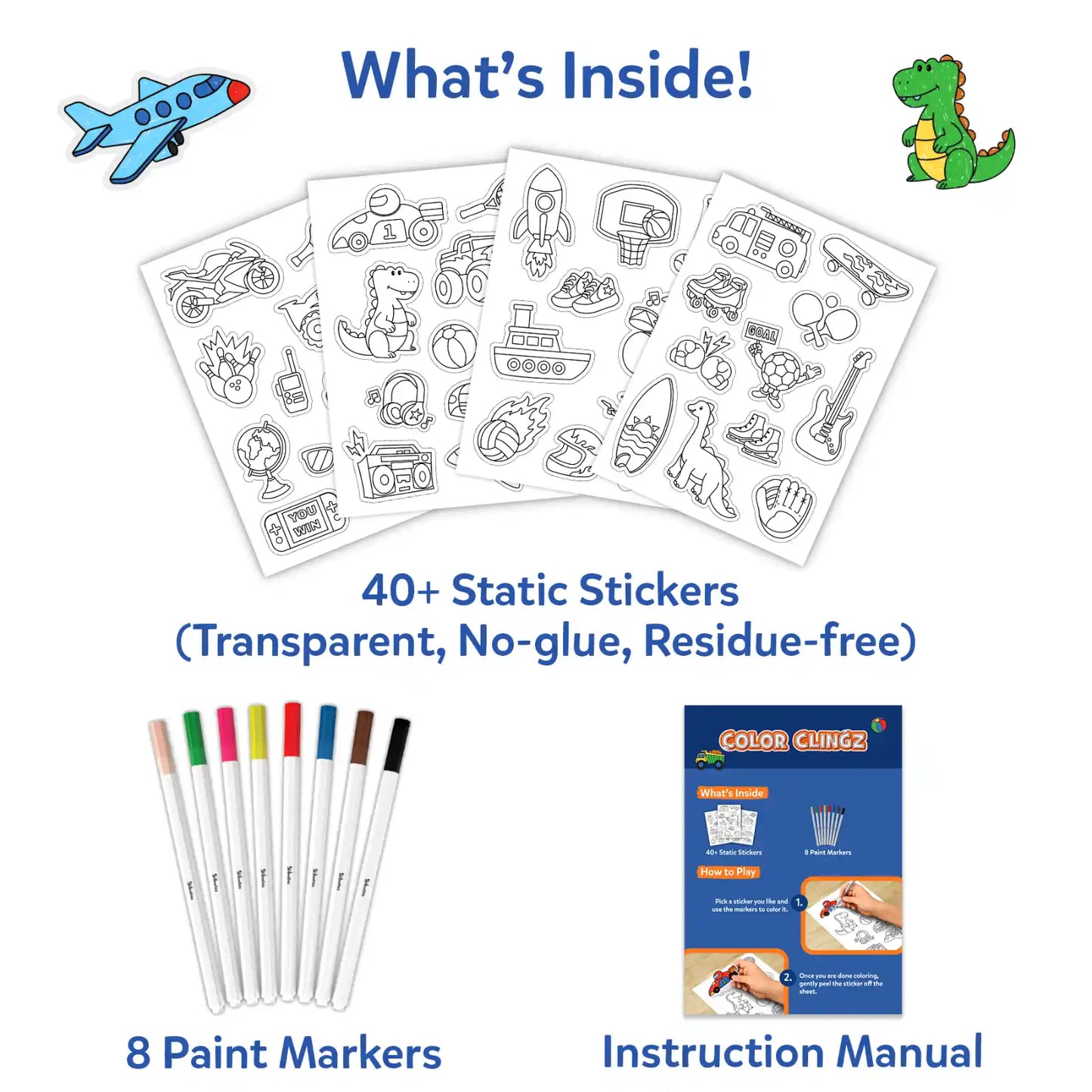Stickering Action Pack (ages 3-7)