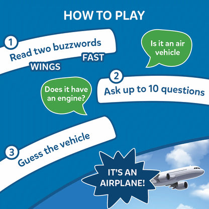 Guess in 10: Things That Go! | Trivia Card Game (ages 6+)