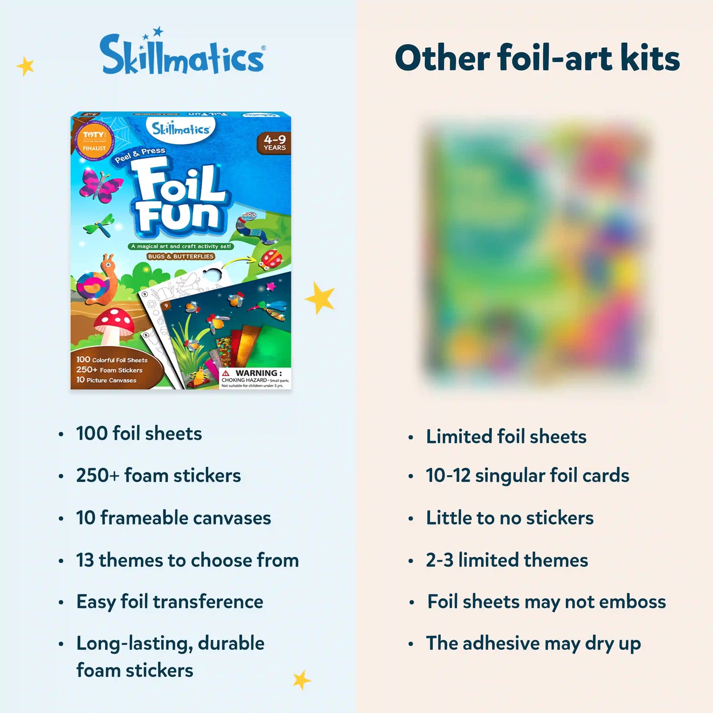 Foil Fun: Bugs & Butterflies | No Mess Art Kit (ages 4-9)