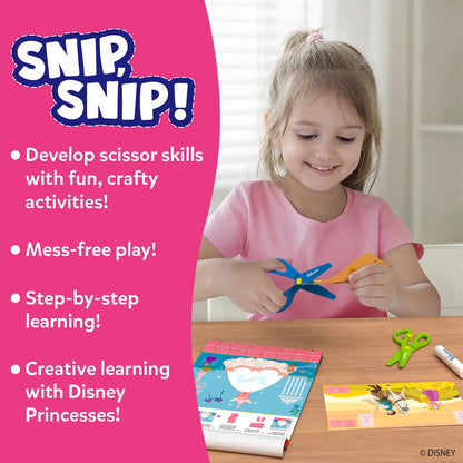 Snip Snip: Disney Princess | Art & Craft Activity Kit (ages 3-7)