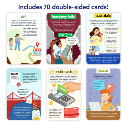 Learn About Real Things | 70 Real-World Learning Flashcards (ages 7-14)