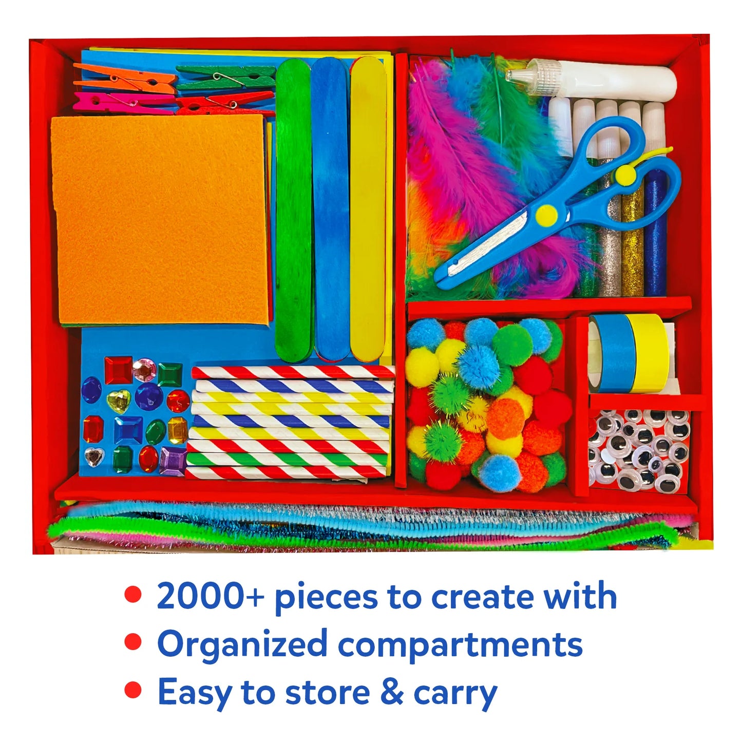 Ultimate Art & Craft Activity Chest | DIY Activity Set (ages 6-13)