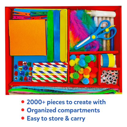 Ultimate Art & Craft Activity Chest | DIY Activity Set (ages 6-13)