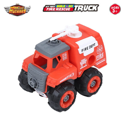 Skoodle Build & Go Fire Extinguisher Truck