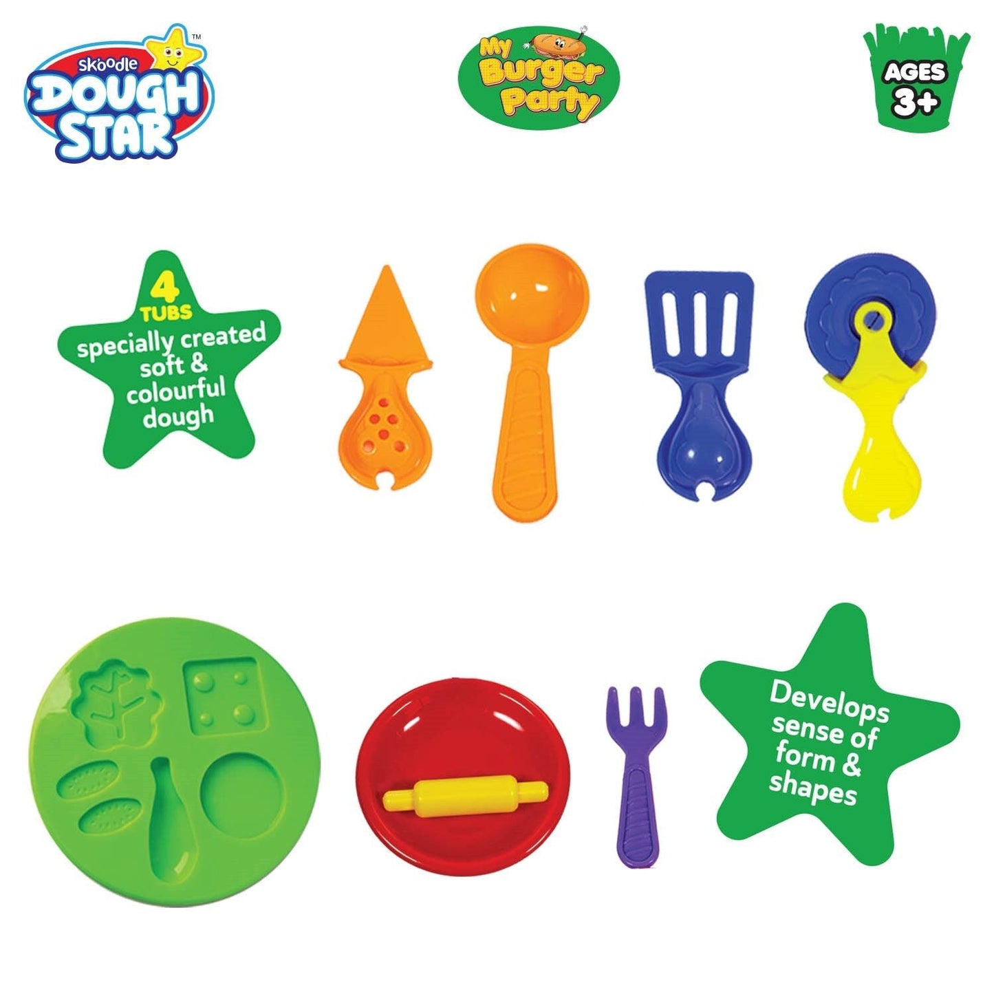 Skoodle Dough Star My Burger Party