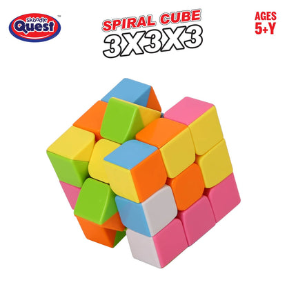 Skoodle Quest Spiral Cube (3X3X3)