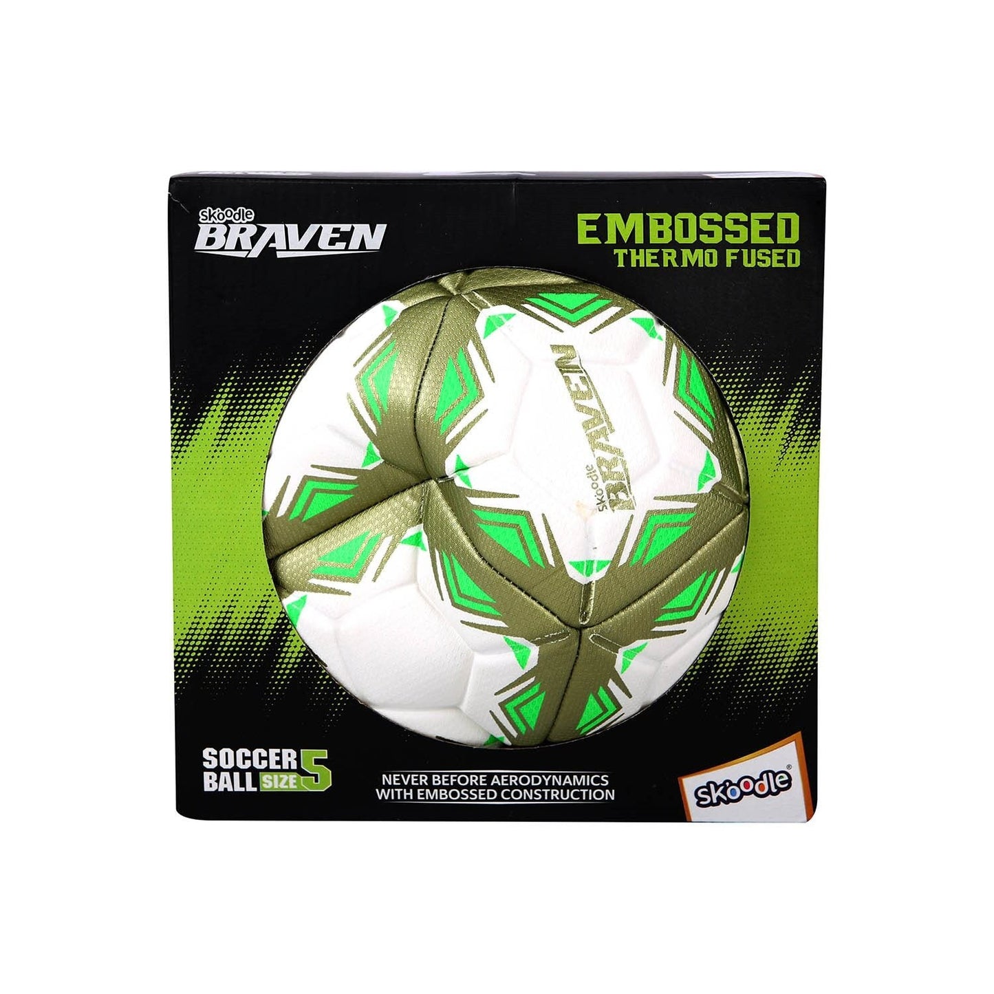 Skoodle Braven Embossed Thermo Bonded Football Size 5 (Tpu150)