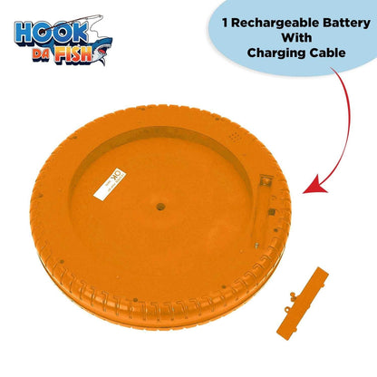 Skoodle Quest Hook Da Fish Rechargeable Game - Orange