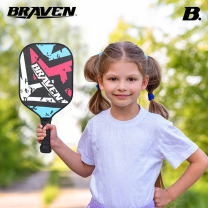 Skoodle Braven One Fibre Pickle Bat With 2 Balls