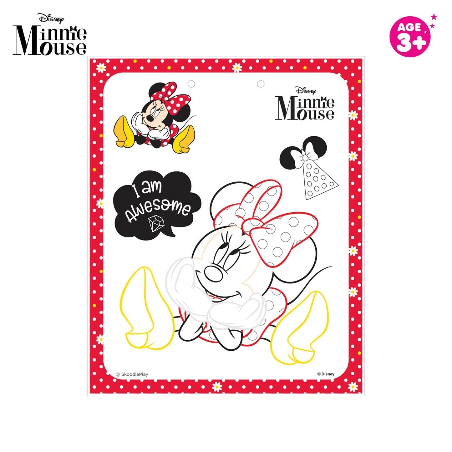 Disney Minnie Rainbow Colouring Frames - Art & Craft Activity Set