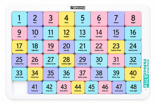 Magnetic Digital Number Puzzle – 48 Number Sliding Block Game