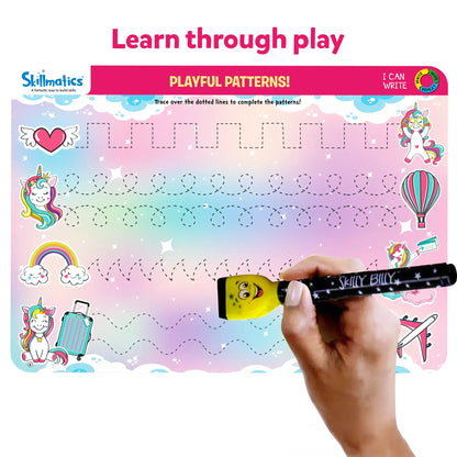 I Can Write Unicorn Edition | Reusable Activity Mats (ages 3-6)