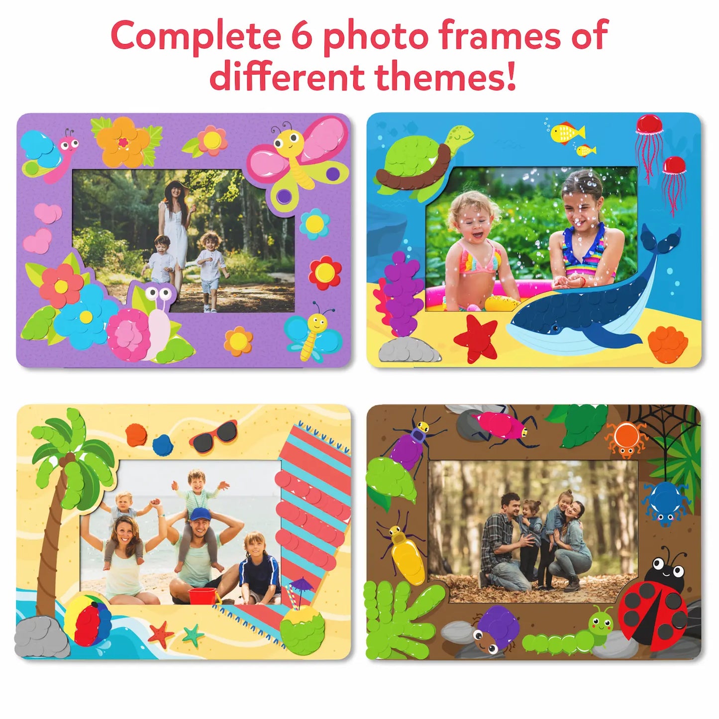 Dot it! - Photo Frames | No Mess Sticker Art (ages 3-7)