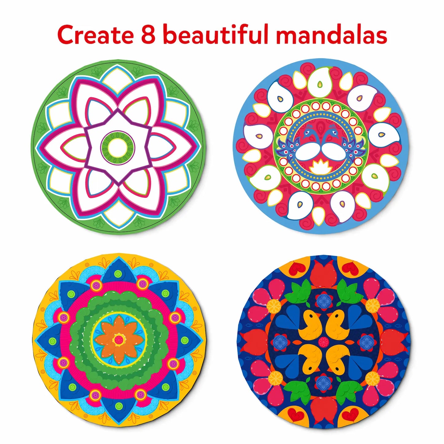 Dot it! - Mandala Art | No Mess Sticker Art (ages 3-7)