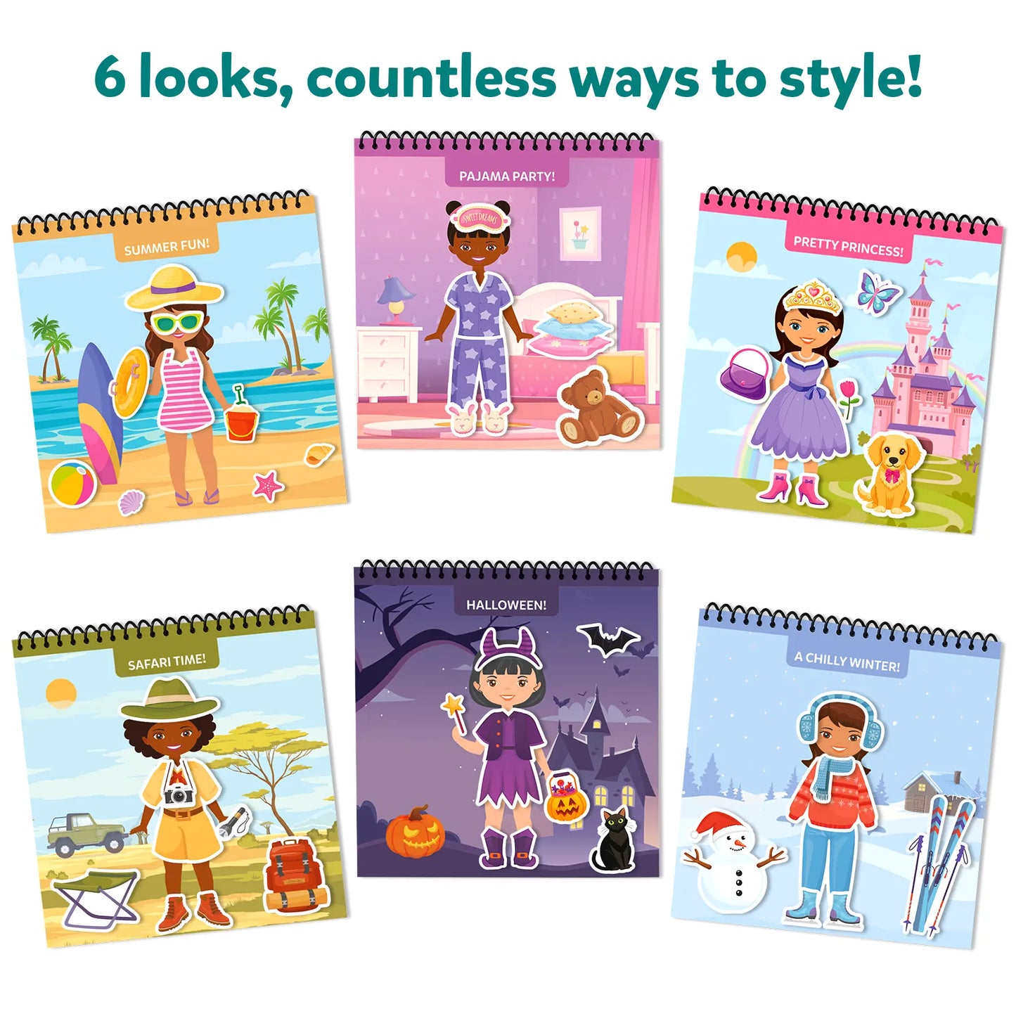 Magical Stickering Fun Bundle ( Ages 3-8)