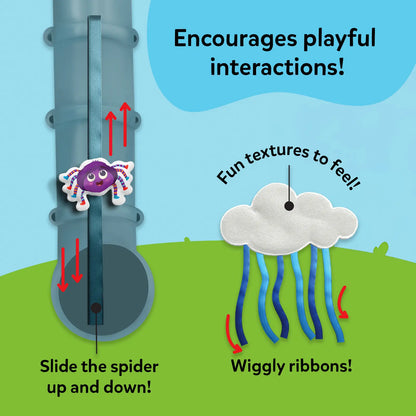 Incy Wincy Spider: Interactive Sensory Cloth Book (6–24 months)