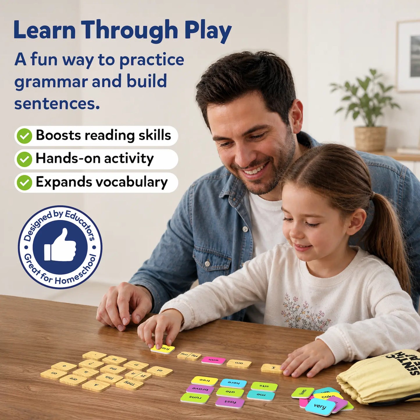 Sentence Search | Sentence Building Activity (ages 5-8)