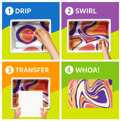 Marbling Magic Paint Kit | Water Marbling Kit (ages 6-12)