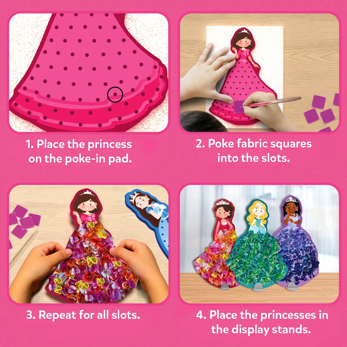 Poke-in Art: Magical Princesses | No Mess Art for Kids (ages 4-9)