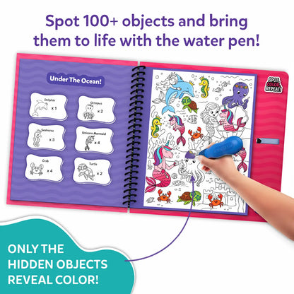 Water Spotter: Unicorns & Princesses | Reusable Search & Find Book (ages 4-8)