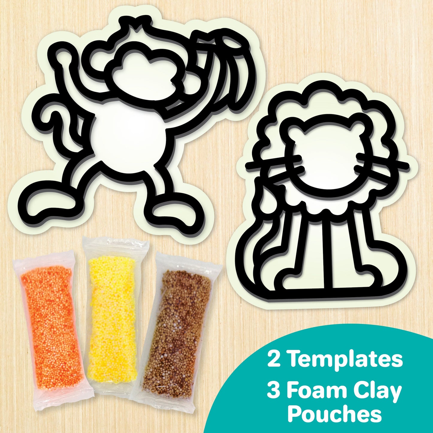 DIY Clay Stickers Animals