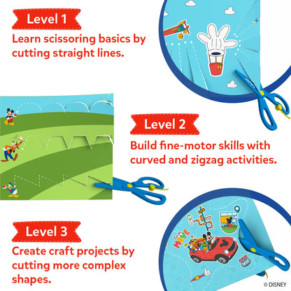 Snip Snip: Mickey Mouse Clubhouse | Art & Craft Activity Kit (ages 3-7)
