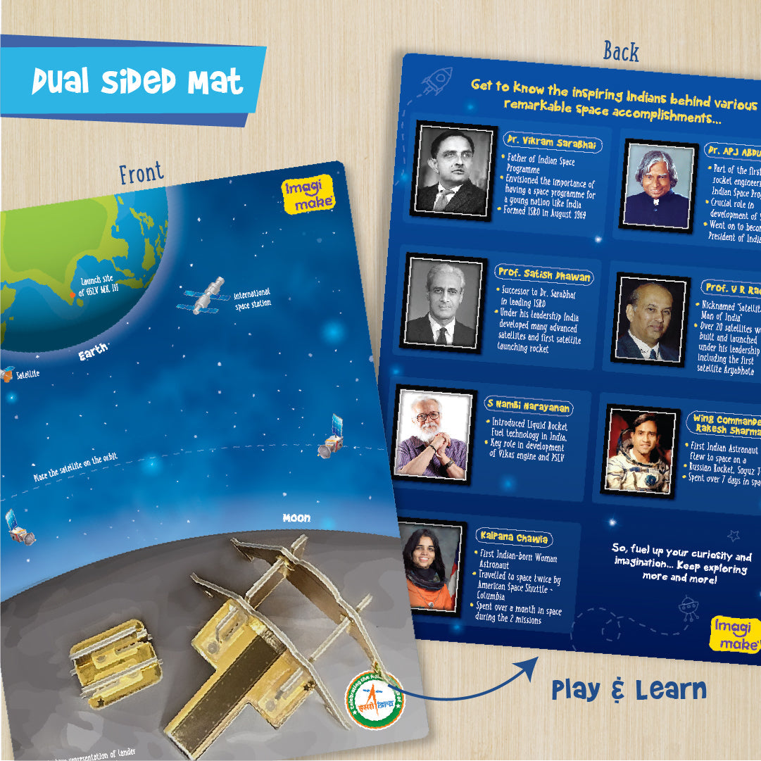 Pack of 12 Mapology Mission Chandrayaan Project Kit