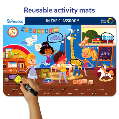 Search & Find Sight Words | Reusable Activity Mats (ages 3-6)