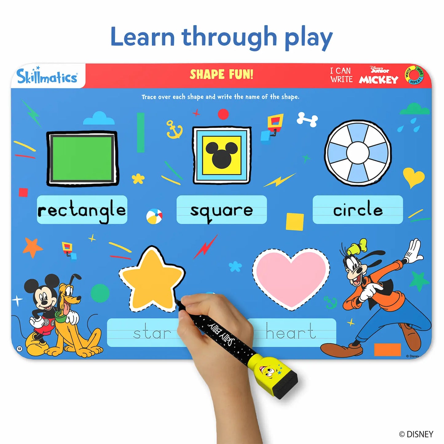 I Can Write Disney Junior Mickey Mouse | Reusable Activity Mats (ages 3-6)