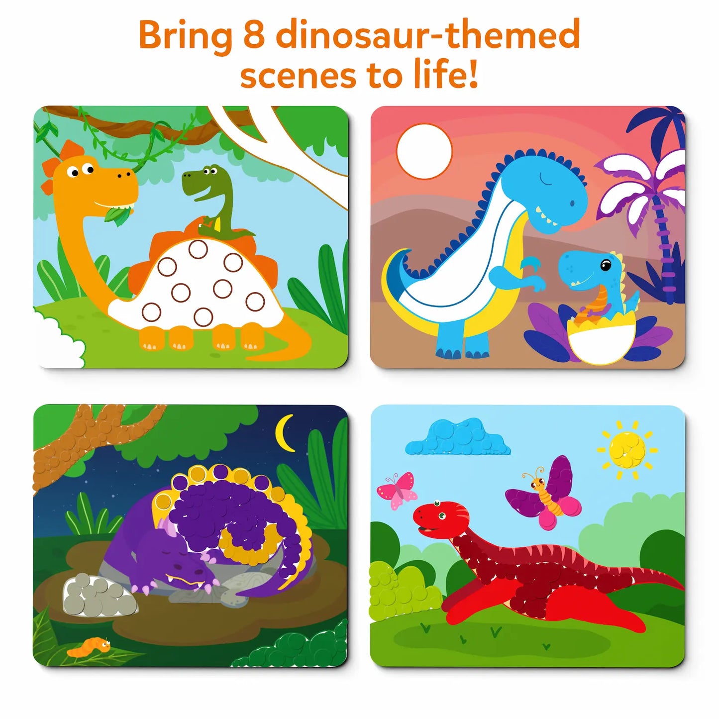Dot it! - World of Dinosaurs | No mess sticker art (ages 3-7)