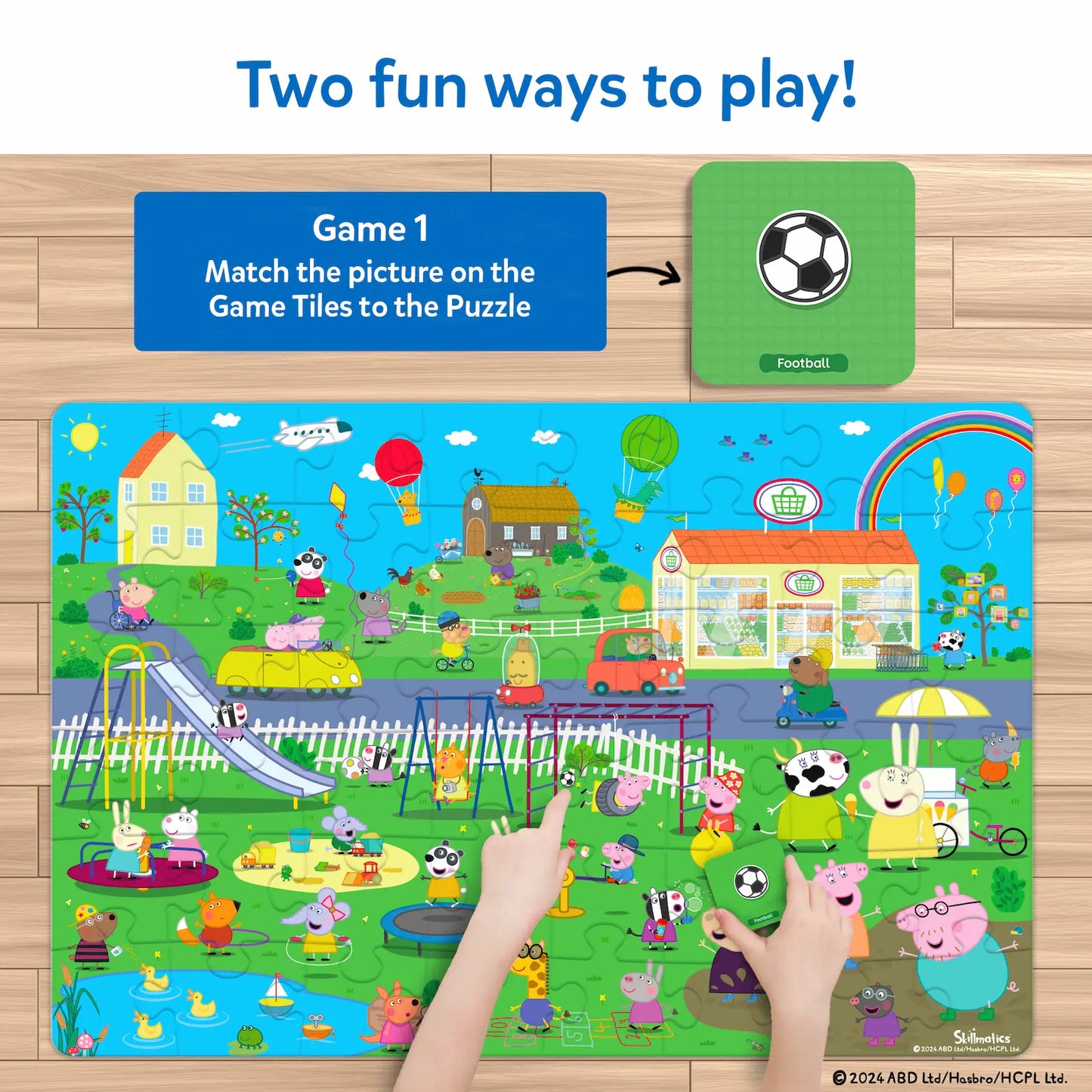 Piece & Play: Peppa Pig | Floor Puzzle & Game (ages 3-7)