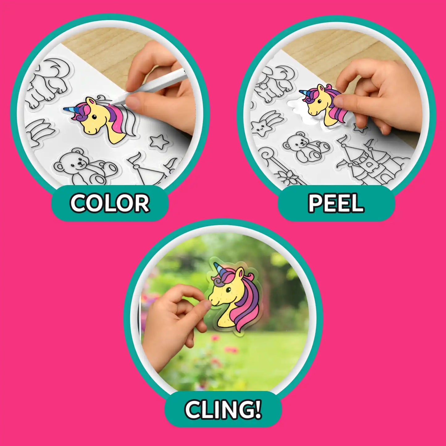 Enchanted Reusable Sticker Set (ages 3-7)