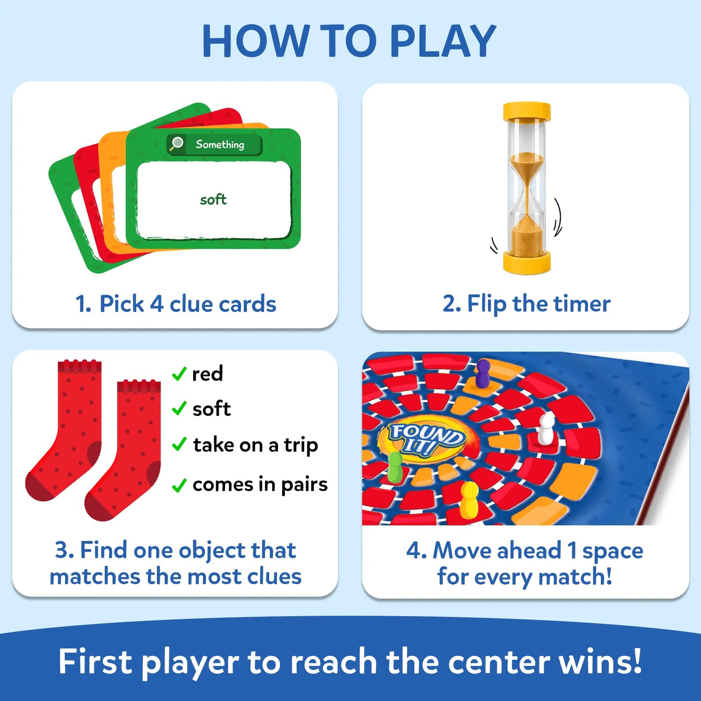 Found It! Board Game | Smart Scavenger Hunt (ages 6+)