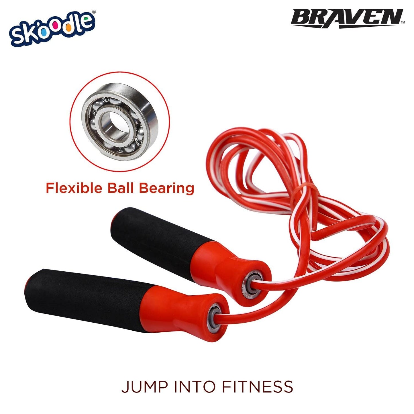 Skoodle Braven Cushion Grip Skipping Rope