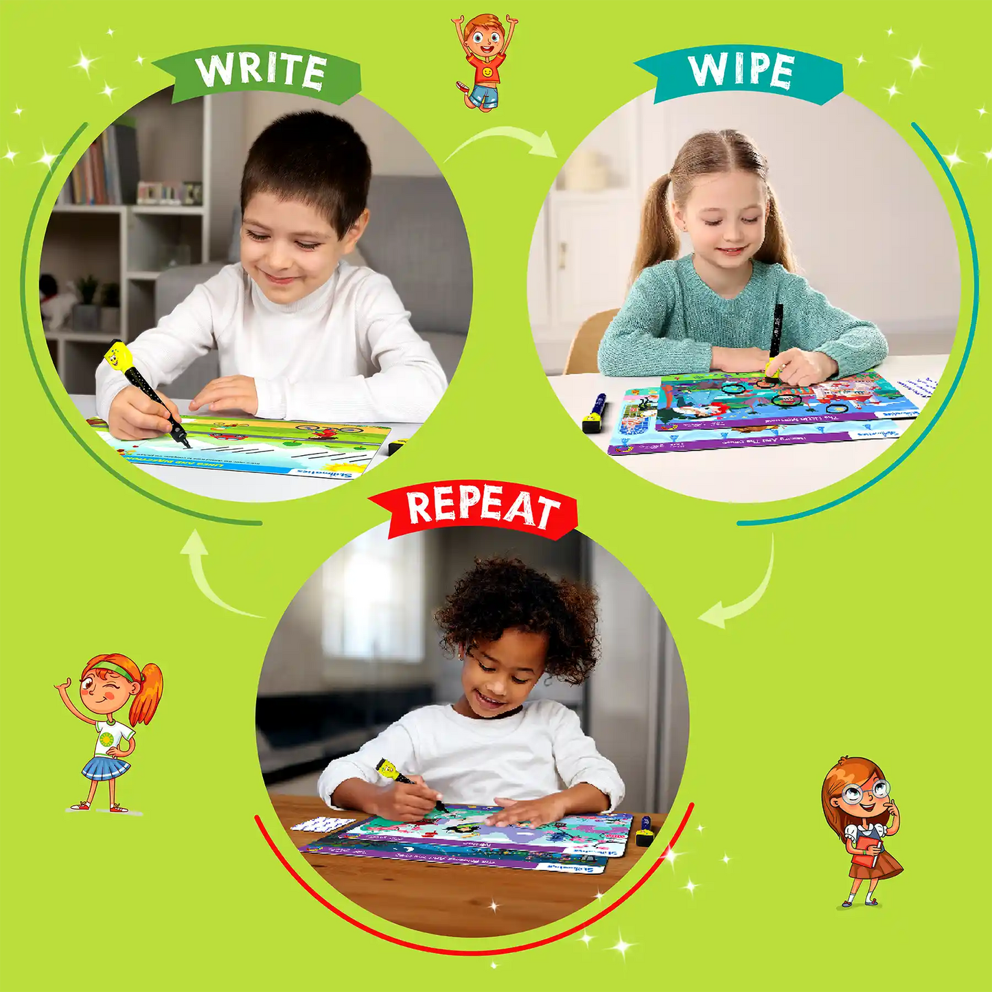 I Can Write | Reusable Activity Mats (ages 3-6)