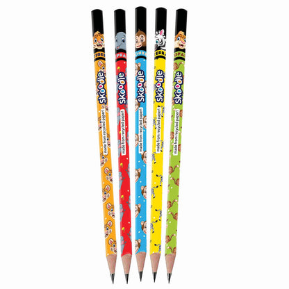 Skoodle Wildlife Series Paper Pencil - 10 Pencils