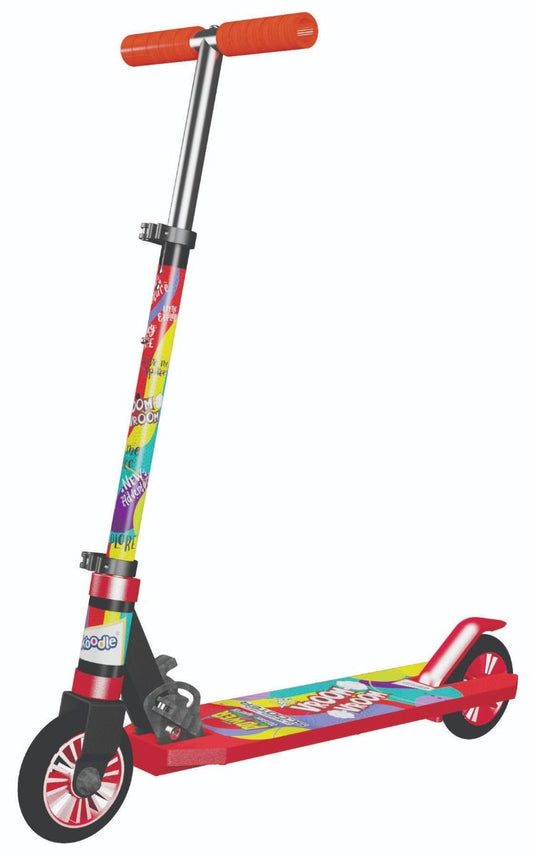 Skoodle Power Play Let's Vroom 2 Wheel Kick Scooter (Scarlet Red)