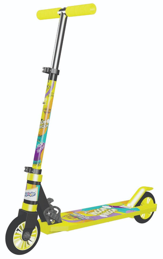 Skoodle Power Play Let's Vroom 2 Wheel Kick Scooter (Lemon Yellow)