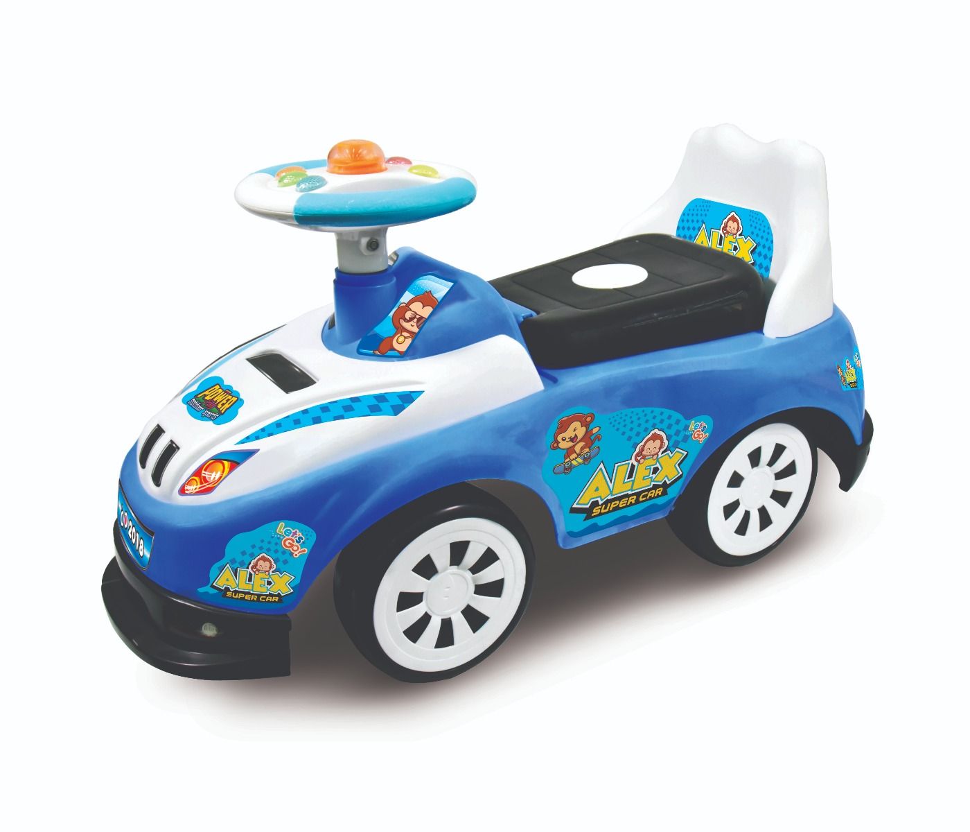 Skoodle Power Play Alex Blue Ride-On