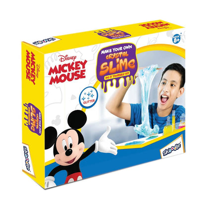Skoodle Mickey - Make Your Own Crystal Slime, Educational Diy Activity Toy Kit For Ages 8+, Creative Learning Games For Growing Children