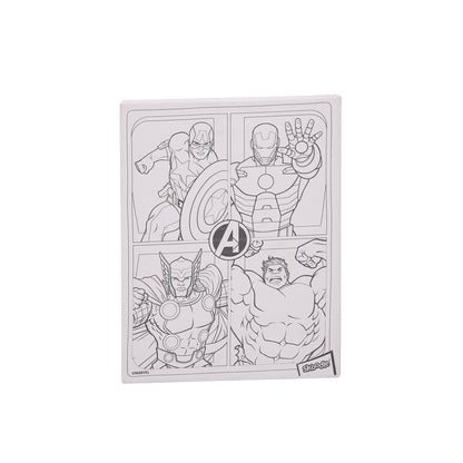 SKOODLE Marvel Avengers Colour Me Canvas Painting Kit for Kids