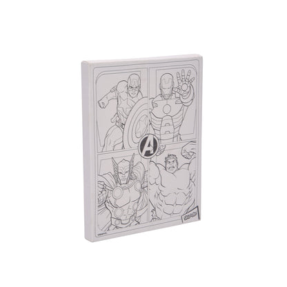 SKOODLE Marvel Avengers Colour Me Canvas Painting Kit for Kids