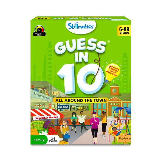 Guess in 10: All Around The Town | Trivia Card Game (ages 6+)