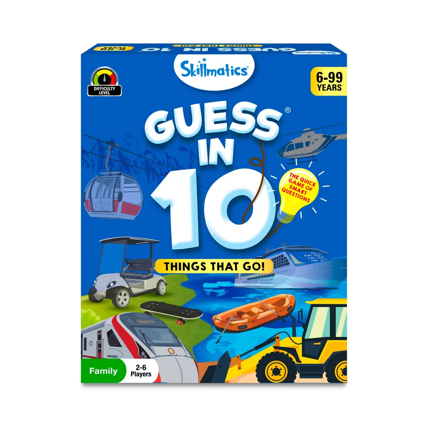 Guess in 10: Things That Go! | Trivia Card Game (ages 6+)
