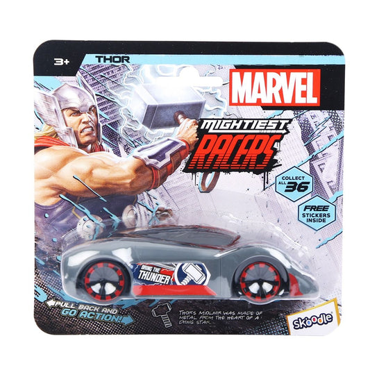 Skoodle Marvel Pull-Back Hyper Car - Thor (Tr)