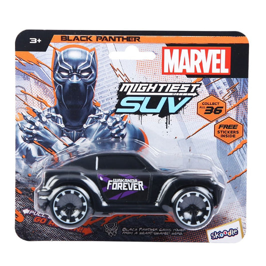 Skoodle Marvel Pull-Back SUV - Black Panther (Bp)