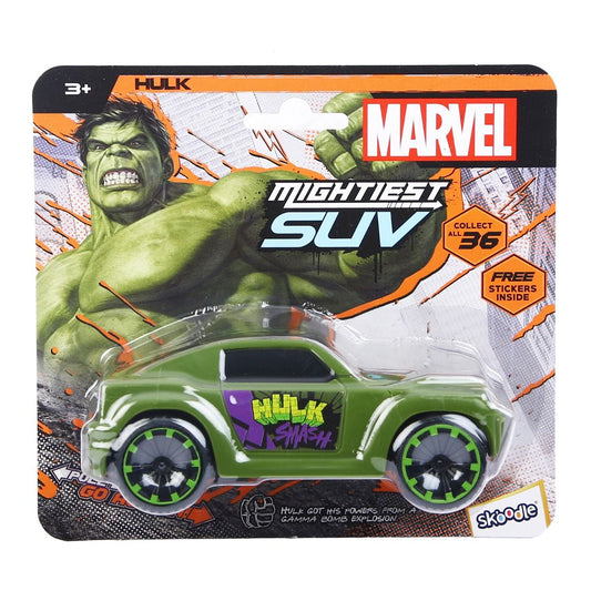 Skoodle Marvel Pull-Back SUV - Hulk (Hk)