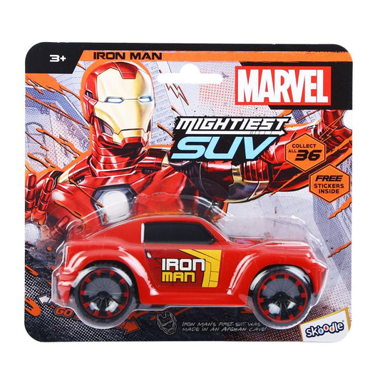 Skoodle Marvel Pull-Back SUV - Iron Man (Im)